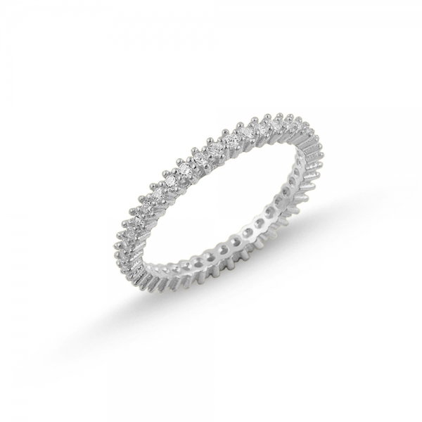Inel argint 925 cu zirconii albe ITU0076 [1]